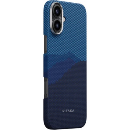Чехол для iPhone 16 Plus Pitaka StarPeak Tactile Woven case (Over The Horizon)