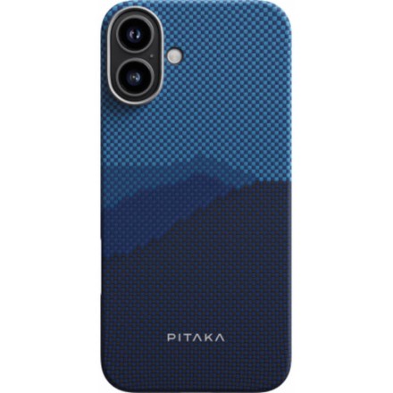 Чехол для iPhone 16 Plus Pitaka StarPeak Tactile Woven case (Over The Horizon)