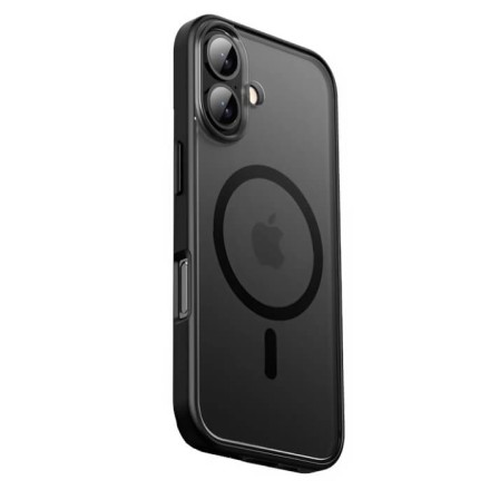Чехол накладка для iPhone 16 Gurdini Shockproof Magsafe (черный)