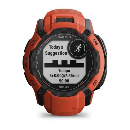 Часы Garmin Instinct 2X Solar, 50mm (Flame Red)