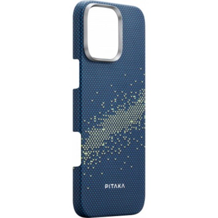 Чехол для iPhone 16 Pro Pitaka StarPeak Tactile Woven case (Milky Way Galaxy)