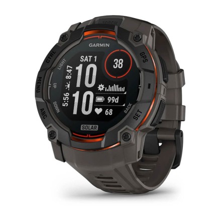 Часы Garmin Instinct 3 Solar, 50 mm (Black Charcoal)