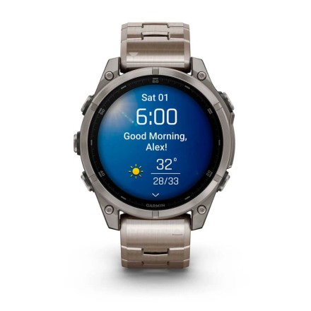 Часы Garmin Fenix 8 AMOLED, 47 mm Sapphire, Titanium