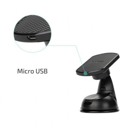Автомобильный держатель Pitaka Magmount Qi Suction Cup на присоске