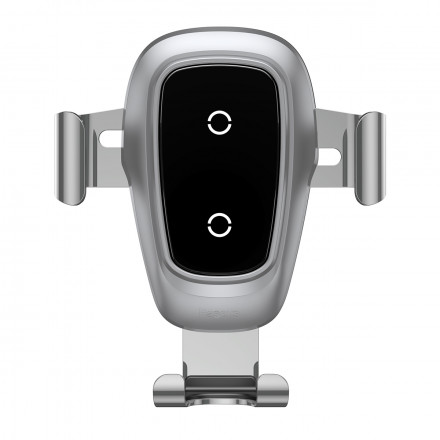 Беспроводная зарядка-автодержатель Baseus Metal Wireless Charger Gravity Car Mount